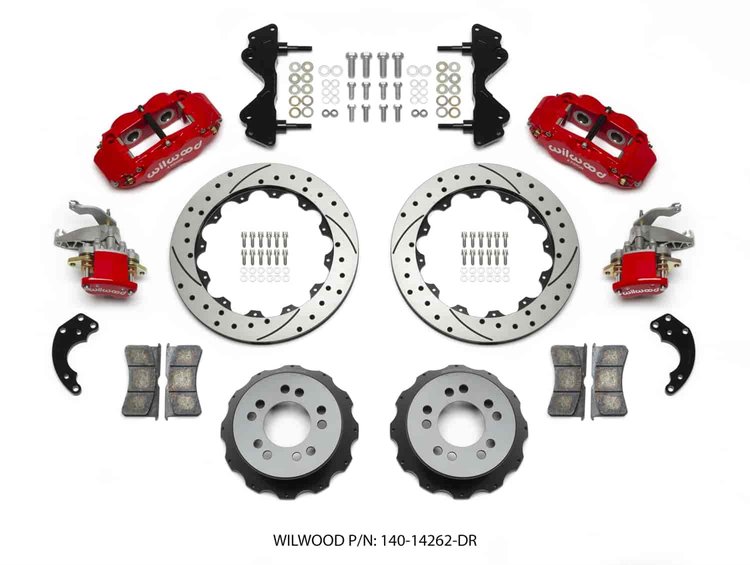 Forged Narrow Superlite 4R Big Brake Rear Brake Kit MC4 Rear Parking Brake