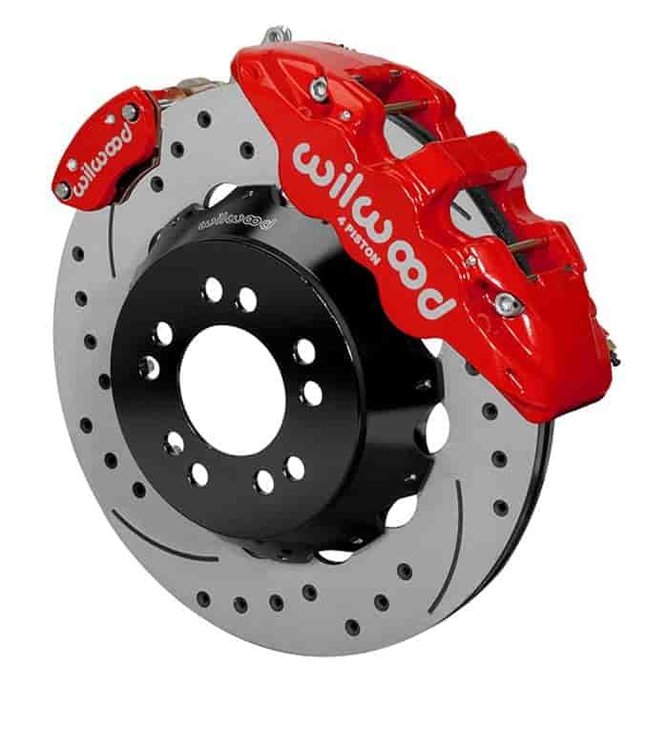AERO4 Big Brake Rear Brake Kit w/ MC4 Parking Brake Currie Pro-Tour Unit Bearing Flange