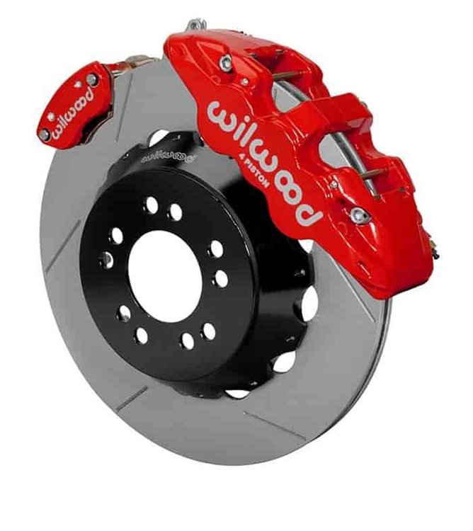 AERO4 Big Brake Rear Brake Kit w/ MC4 Parking Brake Currie Pro-Tour Unit Bearing Flange
