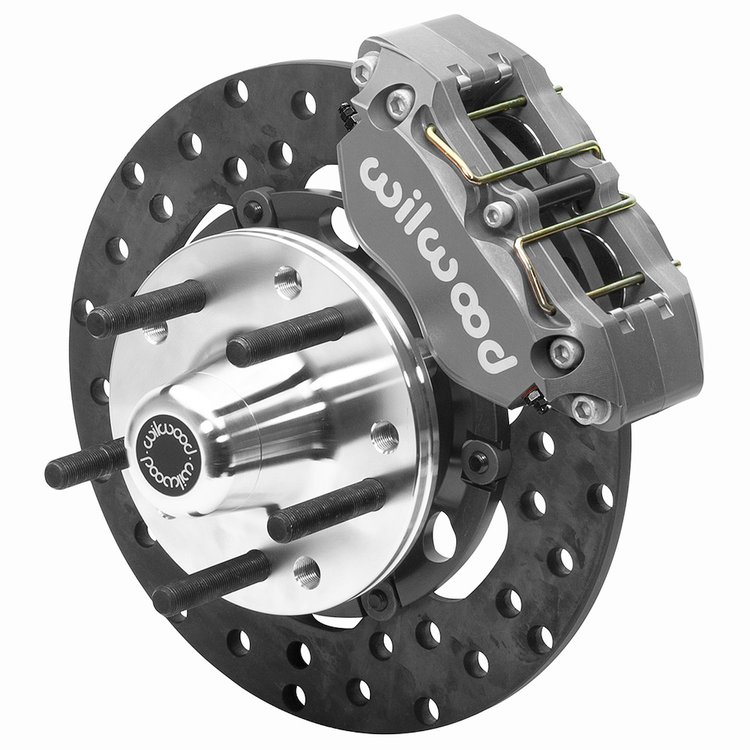 Front Dynapro Dynamic Drag Brake Kit Fits Select 1971-1978 Ford Mustang II, Pinto / 1975-1980 Mercury Bobcat