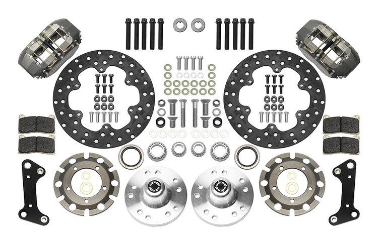 140-14417-D Dynapro Lug Mount Front Dynamic Drag Brake Kit