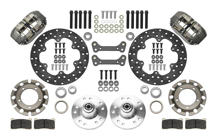 140-14421-D Dynapro Lug Mount Front Dynamic Drag Brake Kit
