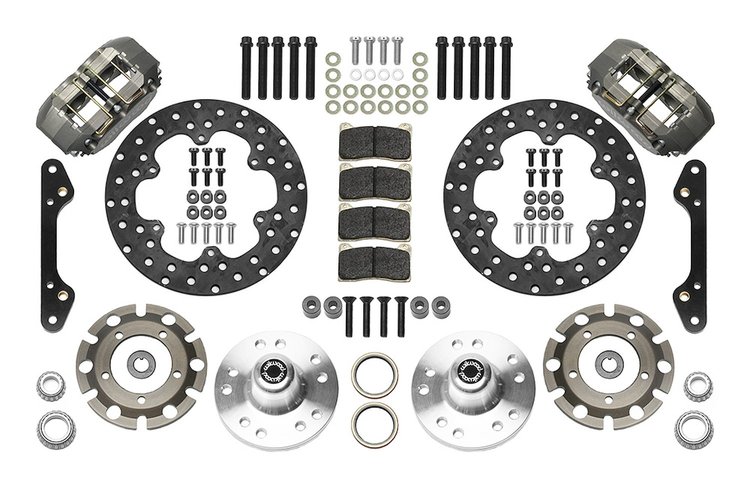 140-14423-D Dynapro Lug Mount Front Dynamic Drag Brake Kit