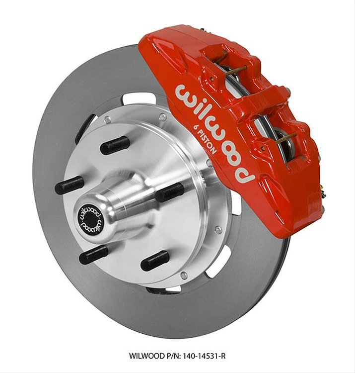 DynaPro 6 Big Brake Front Hub Kit 1974-1980 Ford Vehicles