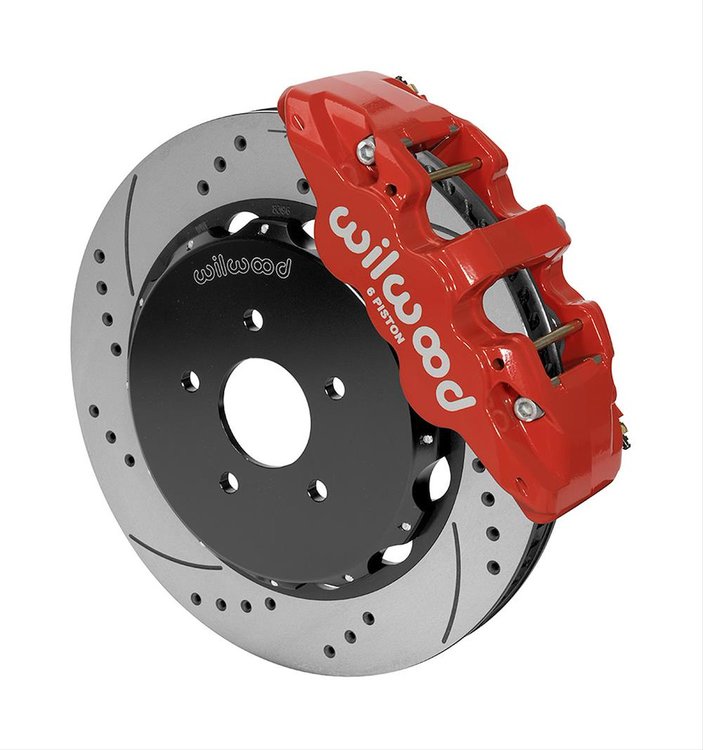 AERO6 Big Brake Front Brake Kit 2003-2009 for Nissan 350z