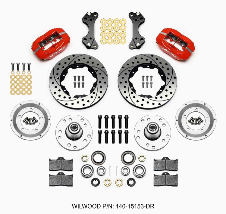 FDL Front Kit 11.00 Drilled-Red