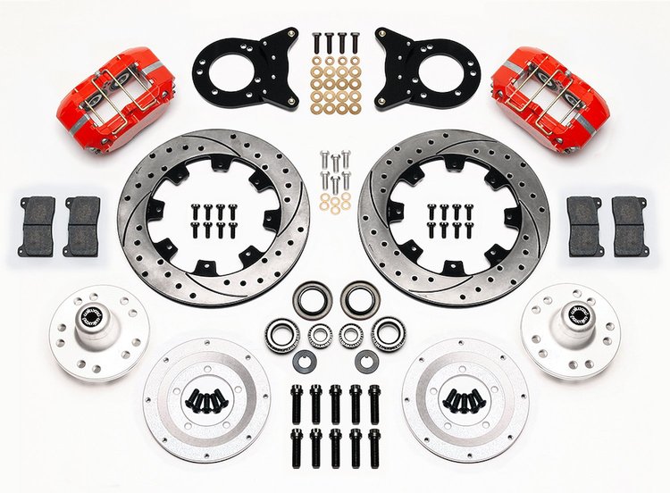 140-15406-DR Dynapro Dust-Boot Big Brake Front Brake Kit (Hub)