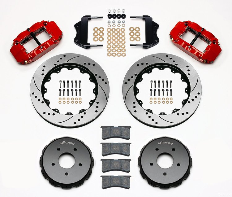 140-15408-DR Forged Narrow Superlite 6R Dust-Seal Big Brake Front Brake Kit (Hat)