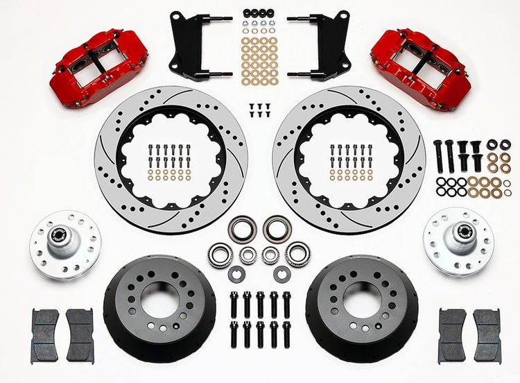 140-15409-DR Forged Narrow Superlite 6R Dust-Seal Big Brake Front Brake Kit (Hub)
