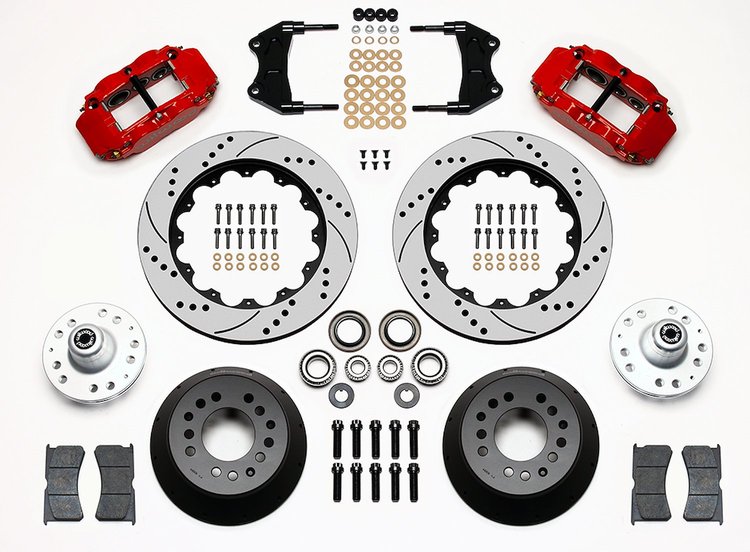 140-15410-DR Forged Narrow Superlite 6R Dust-Seal Big Brake Front Brake Kit (Hub)