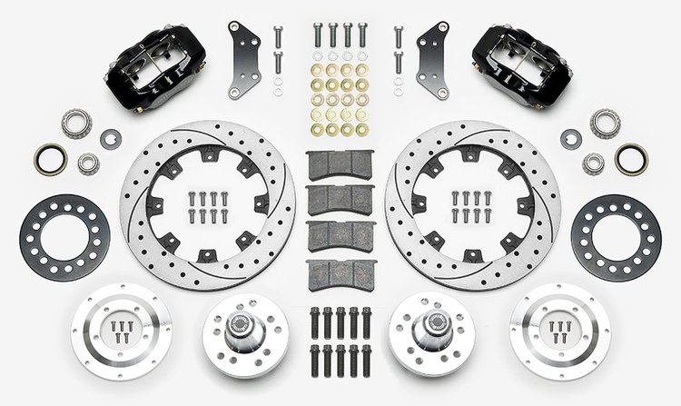 140-15461-D Forged Dynalite Big Brake Front Hub Kit for 1965-1972 Dodge, Plymouth Models