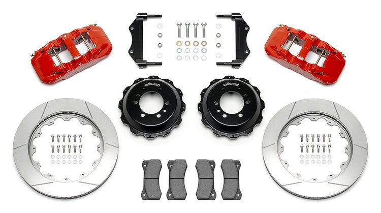 140-15498-R AERO6 Big Brake Rear Brake Kit For OE Parking Brake