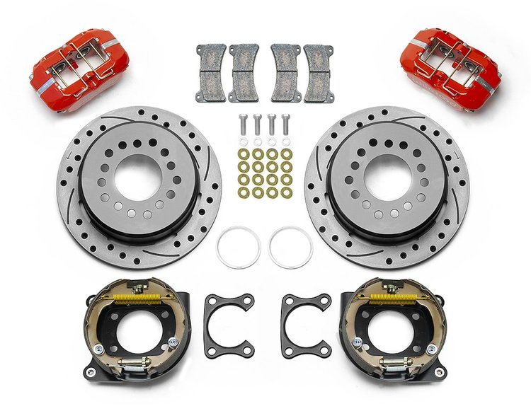 140-15601-DR Forged Dynapro Low-Profile Dust Seal Rear Parking Brake Kit
