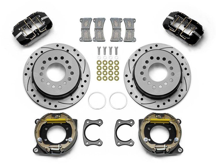 140-15602-D Forged Dynapro Low-Profile Dust Seal Rear Parking Brake Kit