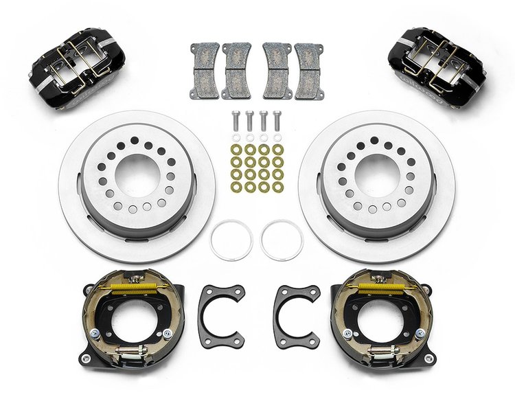 140-15602 Forged Dynapro Low-Profile Dust Seal Rear Parking Brake Kit