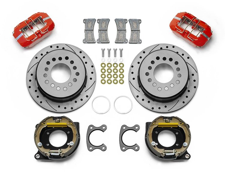 140-15603-DR Forged Dynapro Low-Profile Dust Seal Rear Parking Brake Kit