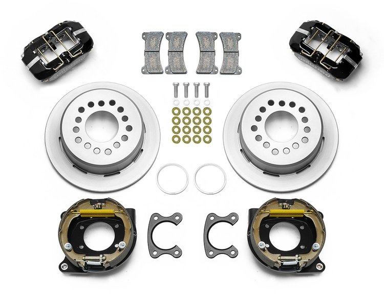 140-15603 Forged Dynapro Low-Profile Dust Seal Rear Parking Brake Kit