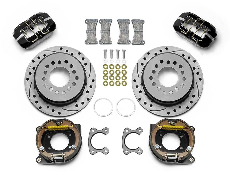 140-15604-D Forged Dynapro Low-Profile Dust Seal Rear Parking Brake Kit