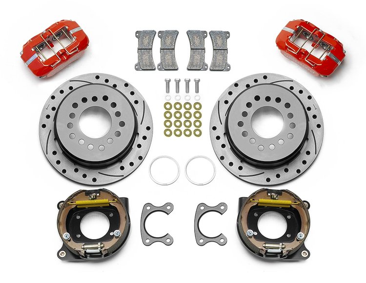 140-15604-DR Forged Dynapro Low-Profile Dust Seal Rear Parking Brake Kit