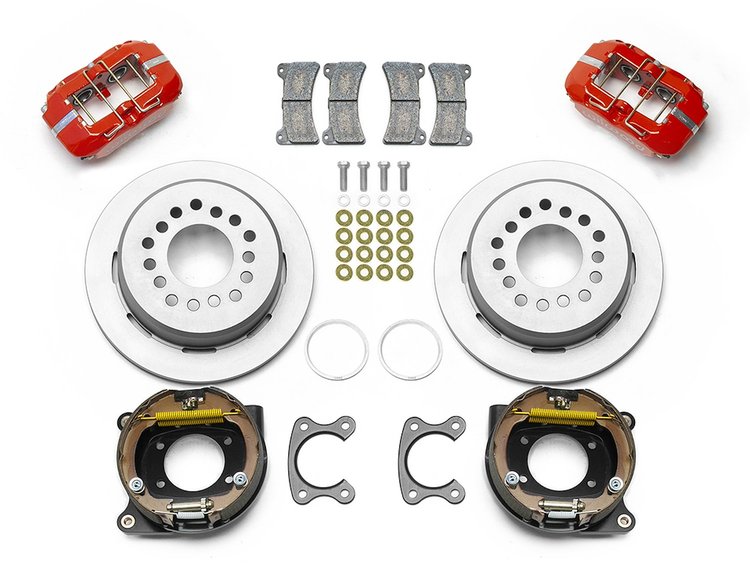 140-15604-R Forged Dynapro Low-Profile Dust Seal Rear Parking Brake Kit