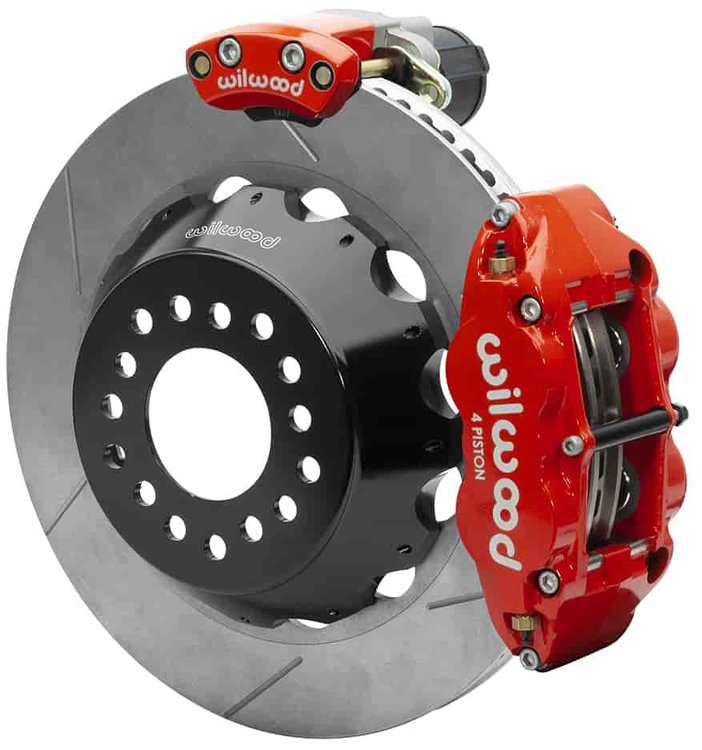 Forged Narrow Superlite 4R Big Brake Rear Electronic Parking Brake Kit for Ford 9 Inch