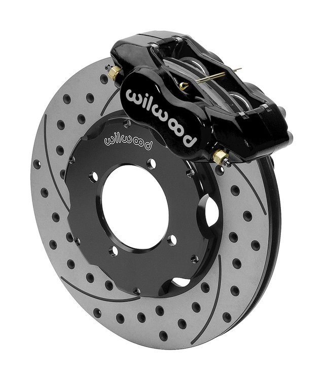 Forged Dynalite Big Brake Front Hat Kit 1967-1976 Triumph TR4, TR250, TR6