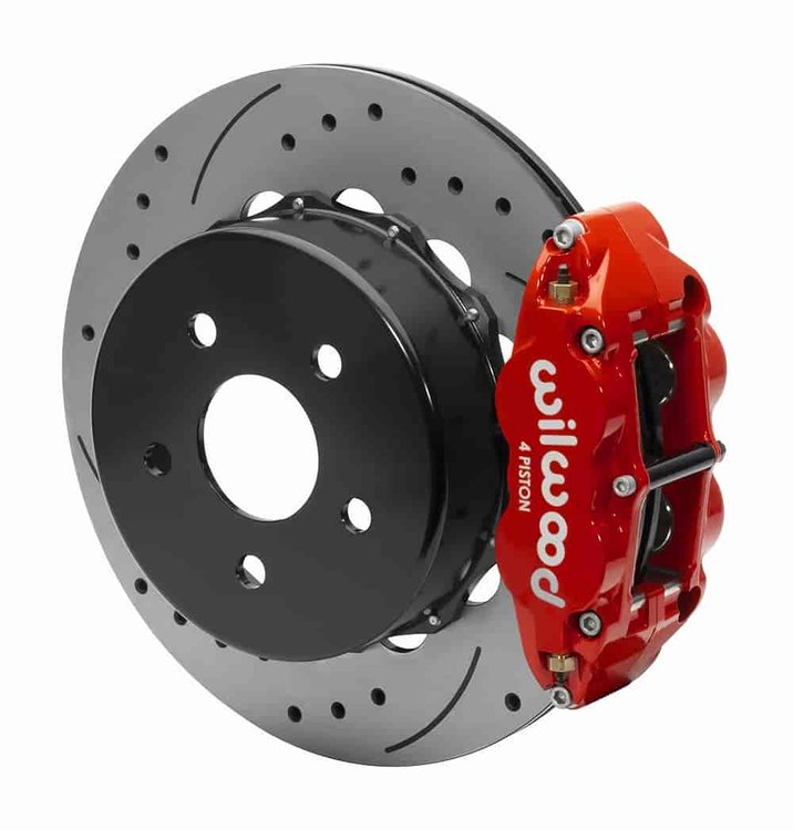 Forged Narrow Superlite 4R Big Brake Rear Brake Kit Jeep Wrangler JL