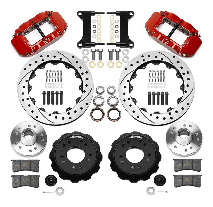 140-15941-DR Forged Narrow Superlite 6R Big Brake Front Brake Kit (Hub)
