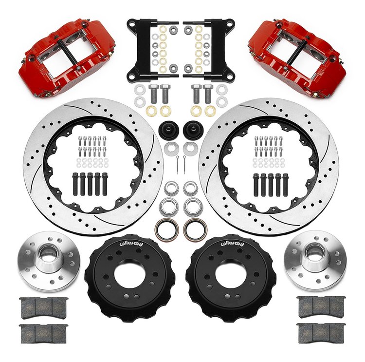 140-15942-DR Forged Narrow Superlite 6R Big Brake Front Brake Kit (Hub)