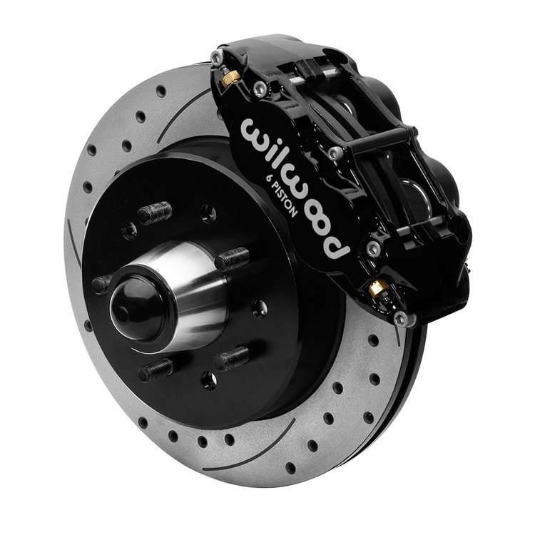 140-15948-D Superlite 6R Front Brake Kit 1988-1998 Chevy/GMC C1500 Wilwood Drop Spindle