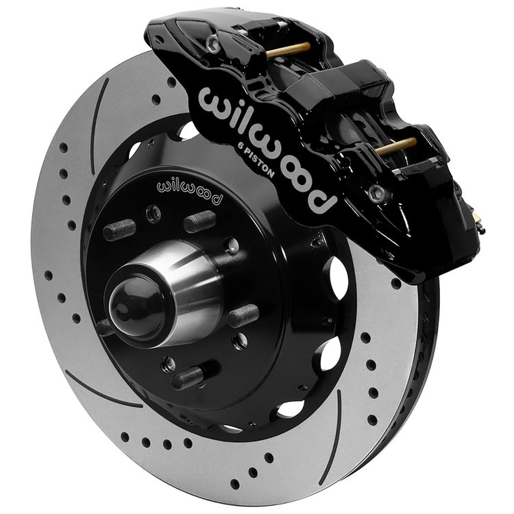 AERO6 Big Brake Front Brake Kit for 1988-1998 Chevy/GMC C1500 w/ Wilwood Drop Spindle