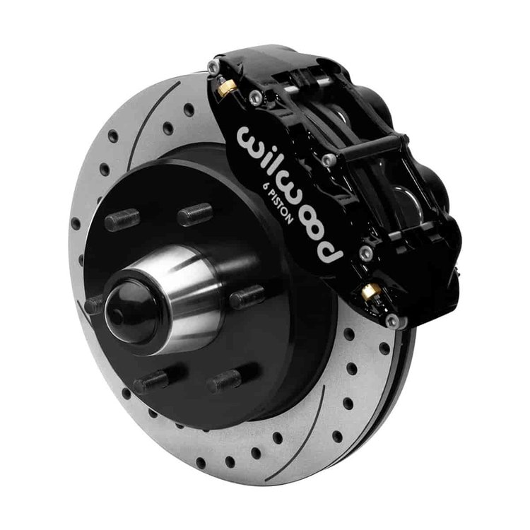 Superlite 6R Front Brake Kit 1988-1998 Chevy/GMC C1500 (6-Lug) w/ Wilwood Drop Spindle