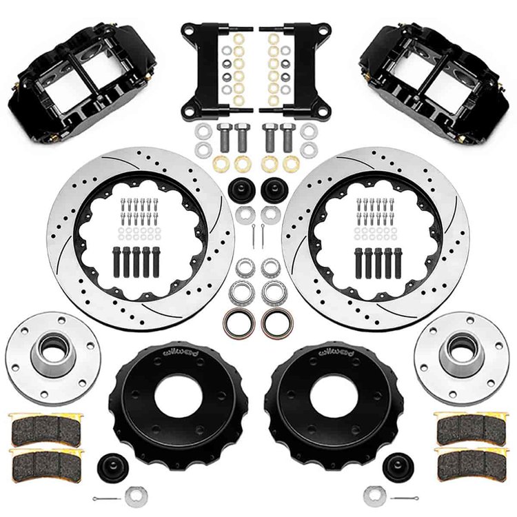 Superlite 6R Front Big Brake Kit 1988-1998 Chevy/GMC C1500 (6-Lug) w/ Wilwood Drop Spindle