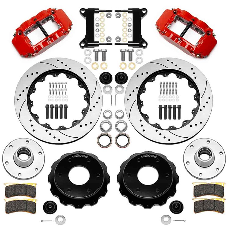Superlite 6R Front Big Brake Kit 1988-1998 Chevy/GMC C1500 (6-Lug) w/ Wilwood Drop Spindle