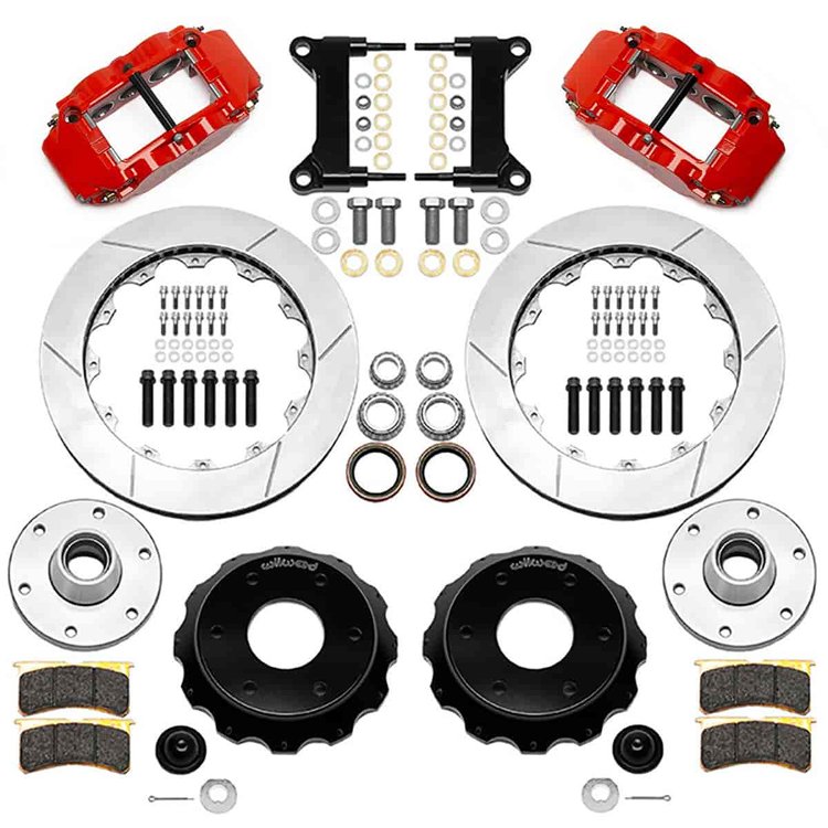 Superlite 6R Front Big Brake Kit 1988-1998 Chevy/GMC C1500 (6-Lug) w/ Wilwood Drop Spindle