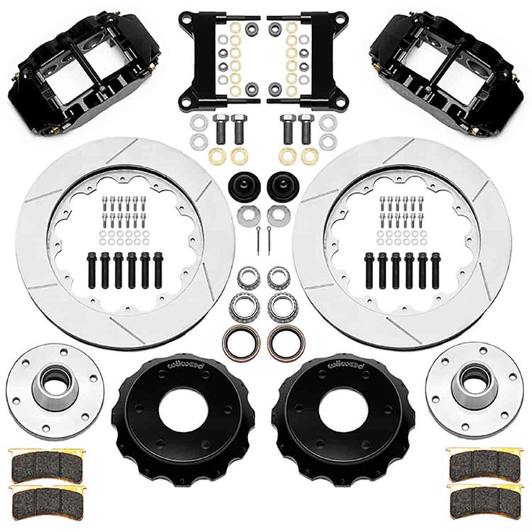 Superlite 6R Front Big Brake Kit 1988-1998 Chevy/GMC C1500 (6-Lug) w/ Wilwood Drop Spindle