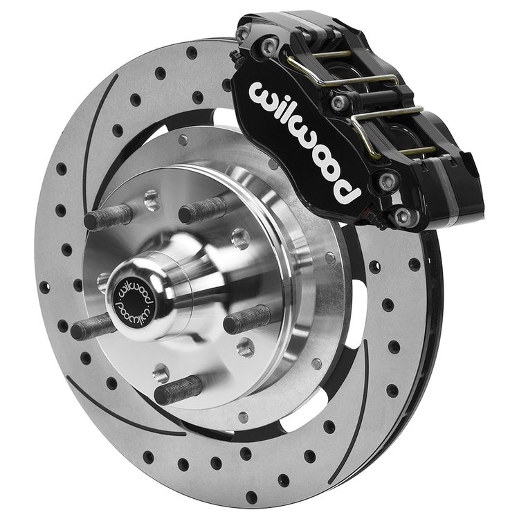 DynaPro 6 Big Brake Front Hub Kit w/AFX Pro Spindles Fits 1964-1972 GM A-Body, 1967-1969 GM F-Body, 1968-1974 GM X-Body Vehicles