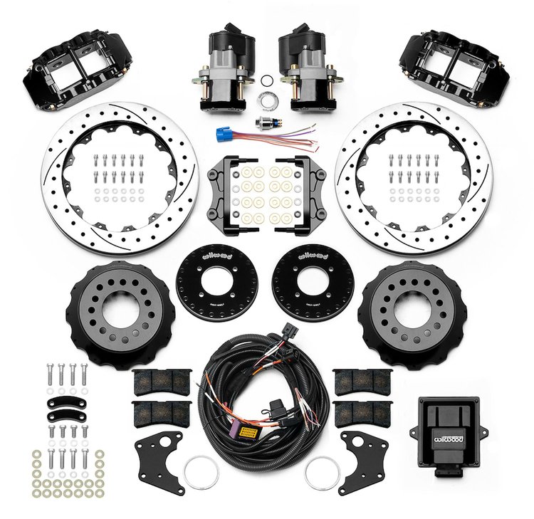 140-16165-D Forged Narrow Superlite 4R Big Brake Rear Electronic Parking Brake Kit
