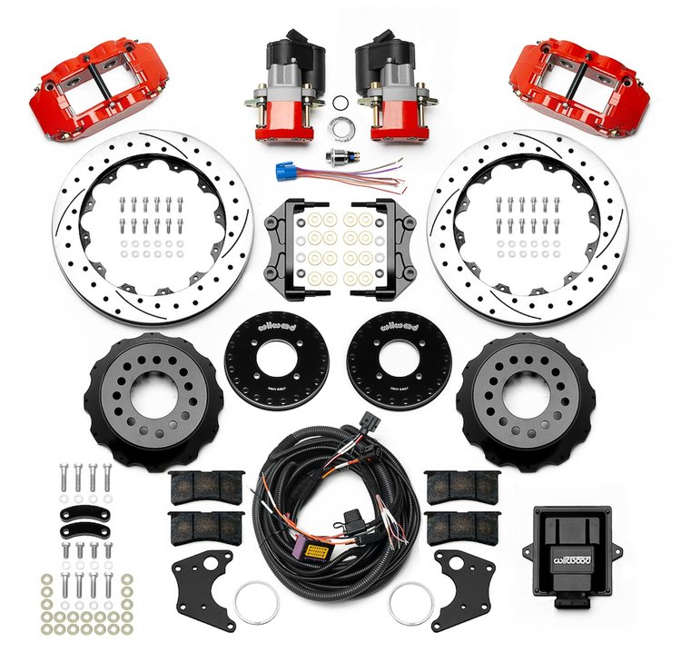 140-16165-DR Forged Narrow Superlite 4R Big Brake Rear Electronic Parking Brake Kit