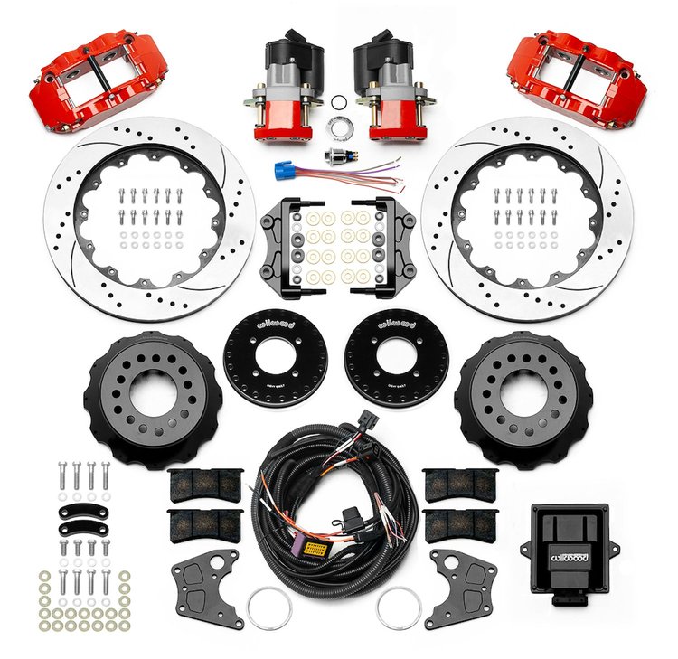 140-16166-DR Forged Narrow Superlite 4R Big Brake Rear Electronic Parking Brake Kit