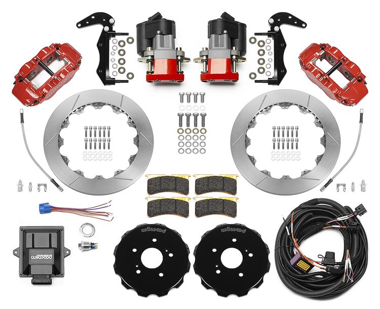 140-16347-R Forged Narrow Superlite 4R Big Brake Rear Electronic Parking Brake Kit