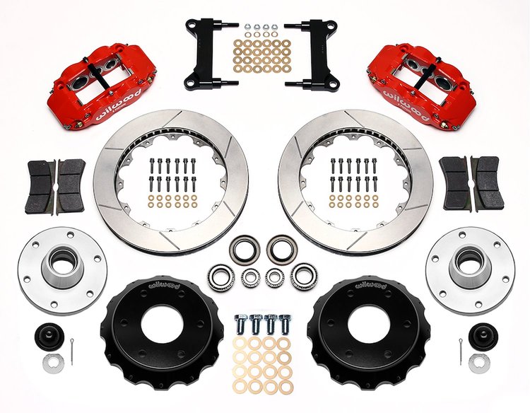 140-16457-R Forged Narrow Superlite 6R Big Brake Front Brake Kit for 1960-1987 GM Trucks, SUVs 2WD w/Ridetech or CPP Spindles