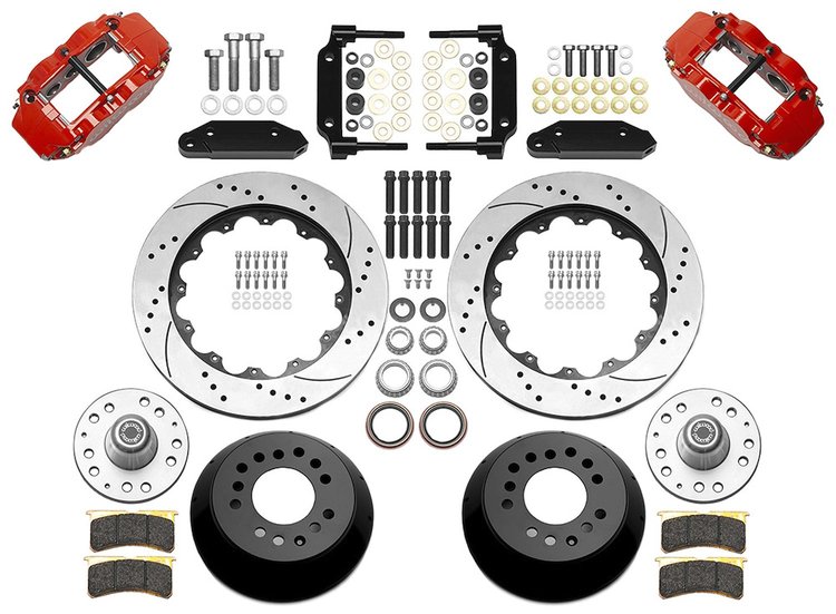 140-16496-DR Forged Narrow Superlite 6R Big Brake Front Brake Kit (Hub)