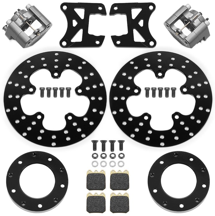 140-16559-D Dynalite Single Floater Front Drag Brake Kit