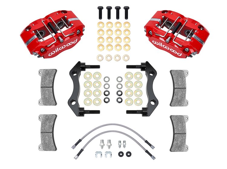 140-16676-R Narrow Dynapro-P Radial Rear Caliper and Bracket Kit