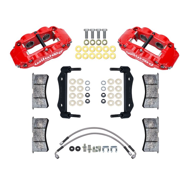 140-16677-R Forged Narrow Superlite 4R Front Caliper and Bracket Kit