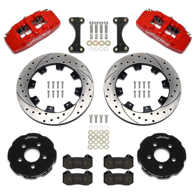 140-16827-DR Forged Dynapro 6 Big Brake Front Brake Kit (Hat)
