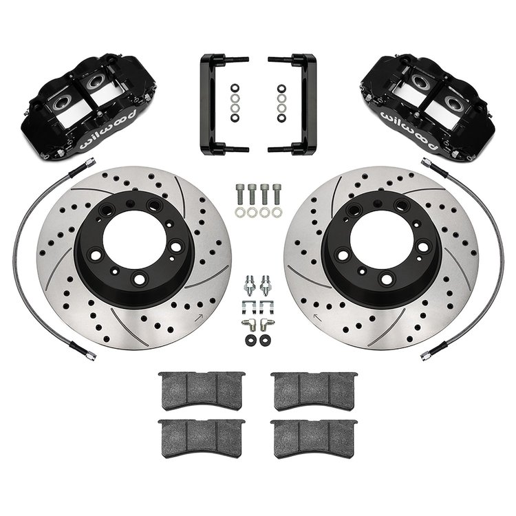 140-17101-D Forged Narrow Superlite 4R Big Brake Rear Brake Kit For OE Parking Brake