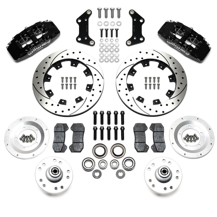 140-17321-D Forged Dynapro 6 Big Brake Front Brake Kit (Hub)