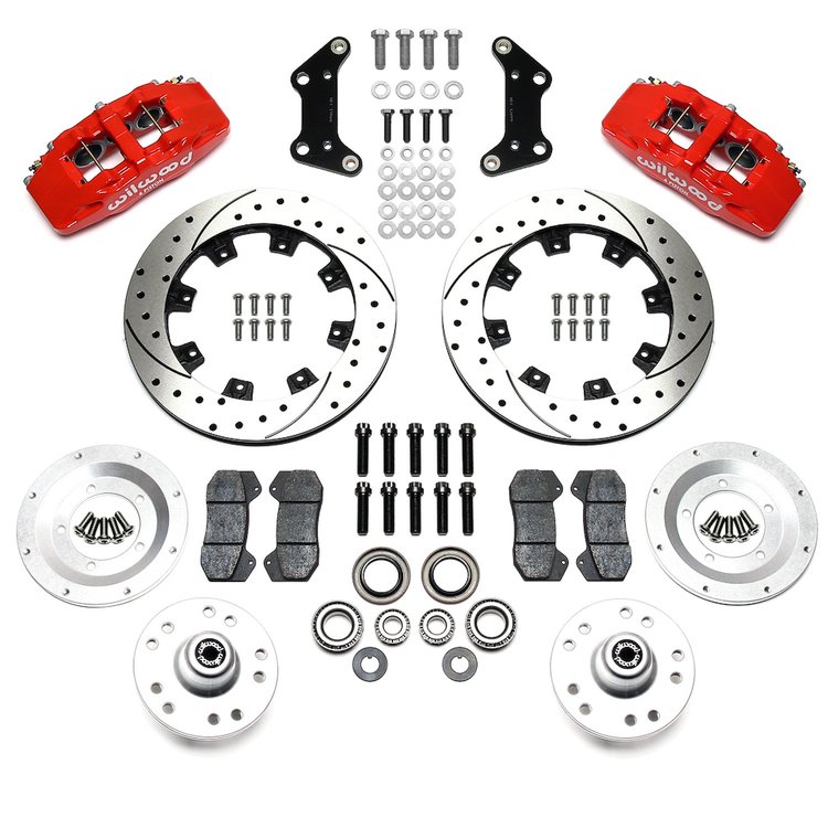 140-17321-DR Forged Dynapro 6 Big Brake Front Brake Kit (Hub)